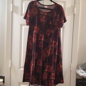 LulaRoe Carly Dress, Size XL